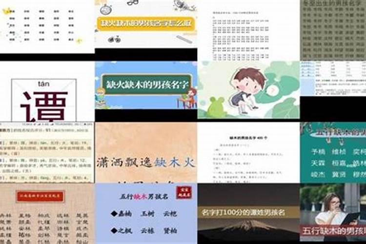 男孩缺木的名字楚辞
