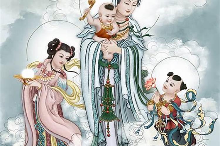 观音菩萨面前的童子下凡投胎转世为人是不是很聪明天赋很高本事大能力...