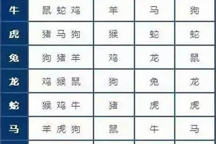 四大不合婚有哪些属相,属相婚配四大忌