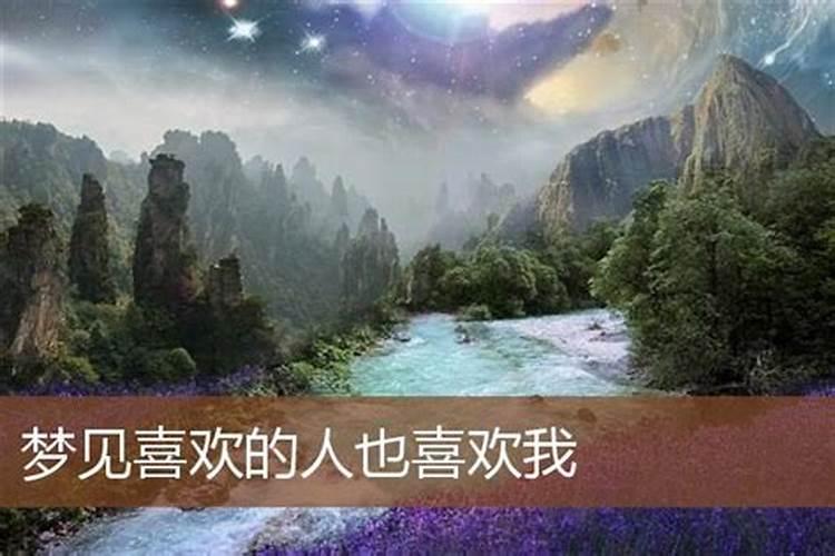 梦见自己喜欢的人也喜欢自己了的预兆