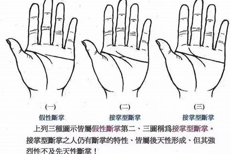男人右手断掌纹的命运分析