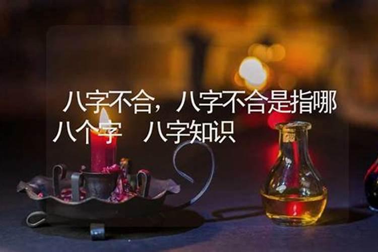八字不合是什么意思