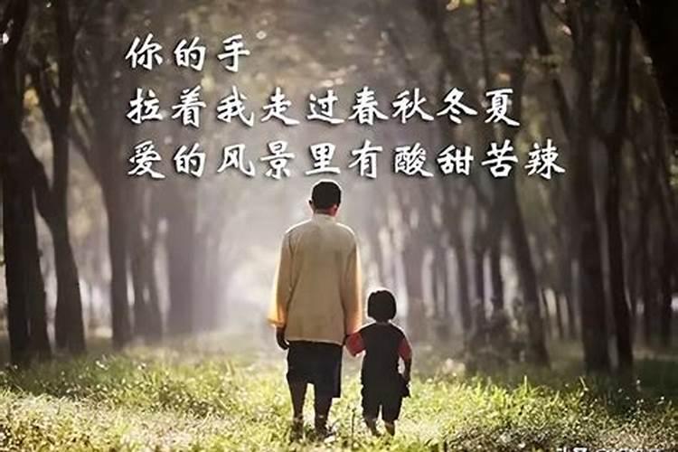 七月十五思念父亲的诗句