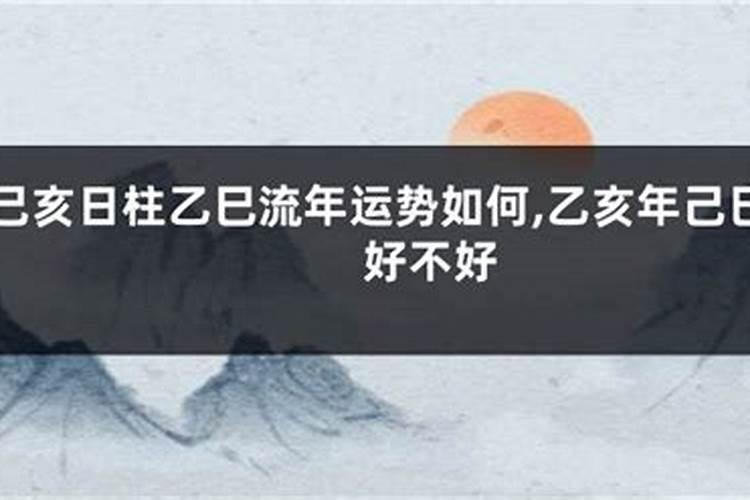 日柱论命——己亥日柱详细解读