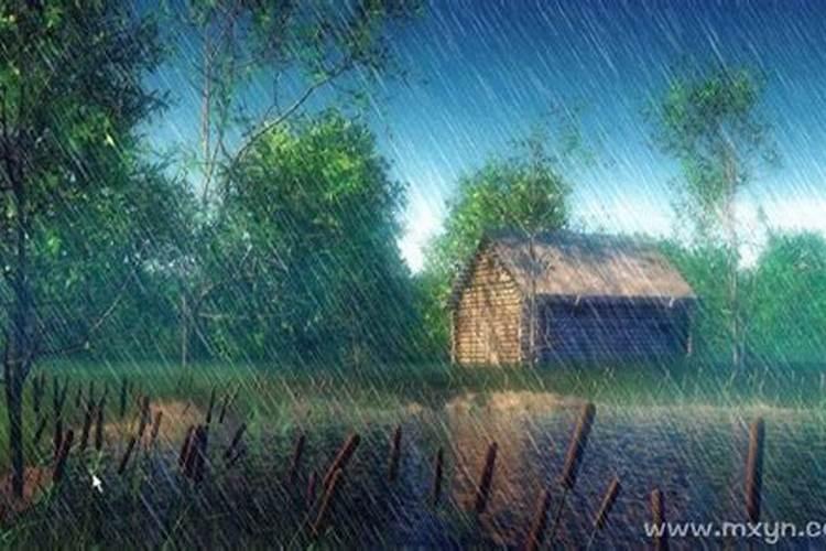 梦见刮大风下大雨是什么意思 梦见刮大风下大雨是什么意思房子漏雨