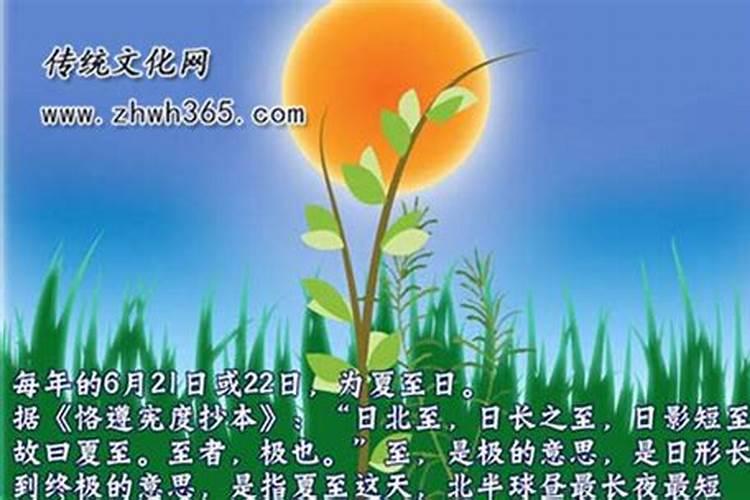 夏至的由来和习俗 夏至习俗有哪些