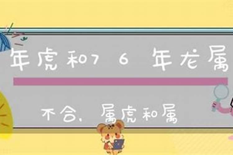 我是76年龙年的。找个男朋友有74年。虎年的。我们可以做夫妻吗？