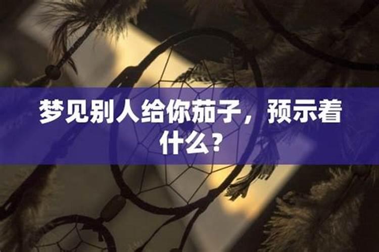 梦见茄子秧上结了几个大茄子