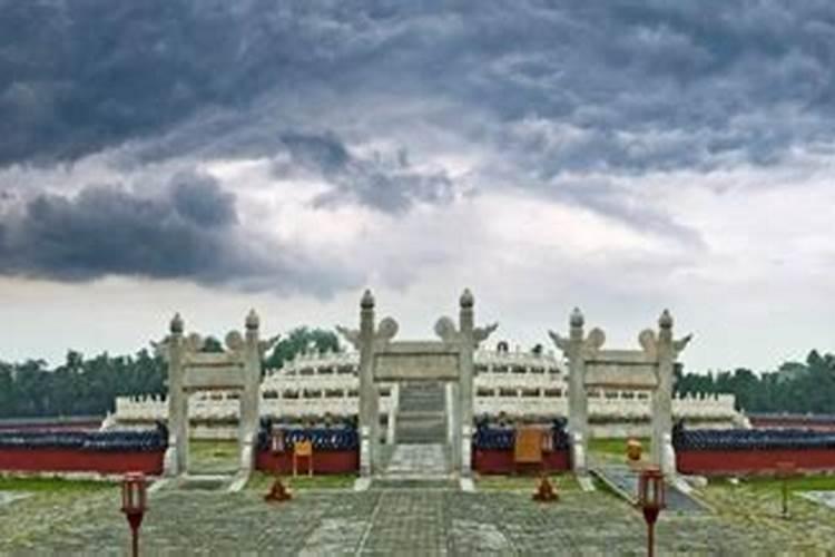 北京天坛举行祭天礼仪的地方